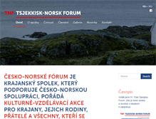 Tablet Screenshot of cz-forum.no